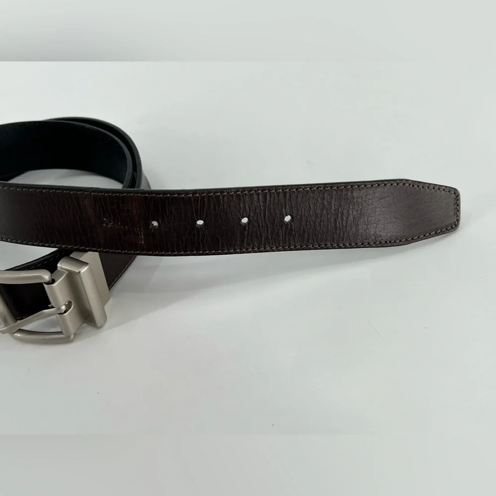 Vintage Timberland Leather Dark Brown Belt 40‎